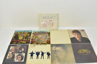 Lot 450 - THE BEATLES; eight records comprising 'Sgt....