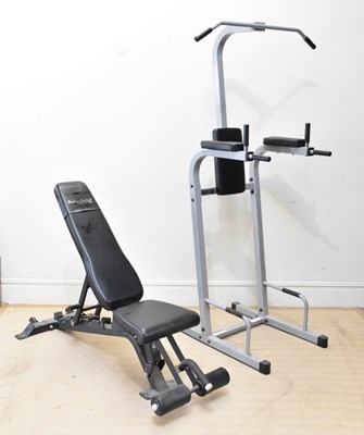 Lot 2222 - BODY-SOLID; an adjustable weight bench with...