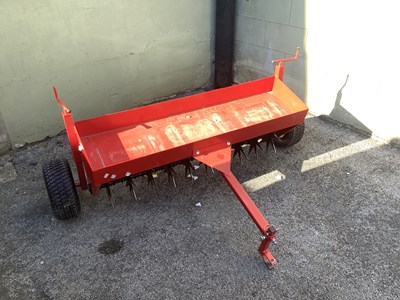 Lot 2229 - A modern red rotovator with label 'SCH...