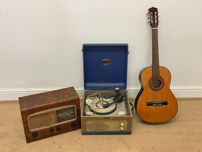 Lot 145 - A Dansette Major record player, together with...