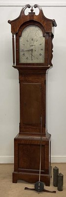 Lot 654 - JOHN CATES OF LONDON; a mahogany longcase...