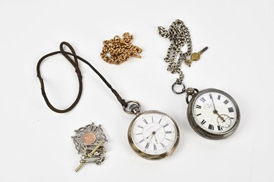 Lot 533 - ARNOLD & LEWIS; a crown wind open face pocket...