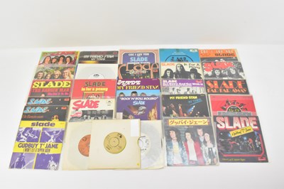 Lot 515 - SLADE; twenty-seven singles of mostly European...