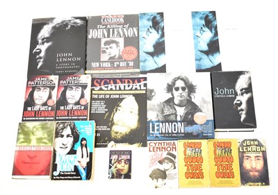 Lot 402 - JOHN LENNON; fifteen books about John...