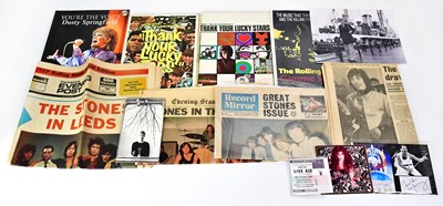 Lot 410 - A collection of rock and pop memorabilia,...