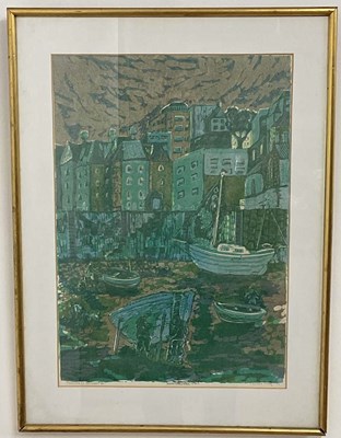 Lot 305 - PATRICIA D HOWARD; artist's proof, 'Low Tide,...