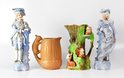 Lot 243 - An Eastgate of Withernsea Fauna jug, together...