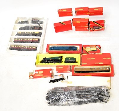 Lot 218 - HORNBY; OO gauge model trains, comprising a...