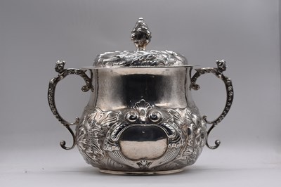 Lot 485 - S W SMITH & CO; a good and large hallmarked...