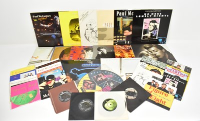 Lot 480 - PAUL MCCARTNEY; fifteen albums and 12 inch...