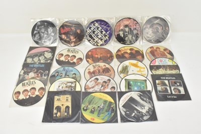 Lot 456 - THE BEATLES; twenty-three 7 inch picture discs...