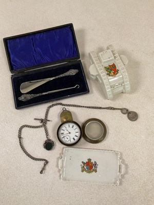 Lot 625 - A late 19th century silver open faced key wind...