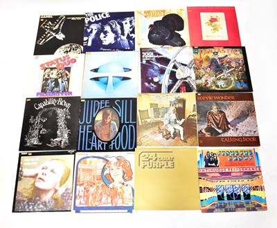 Lot 592 - A quantity of vinyl LPs to include Stone the...