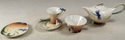 Lot 220 - FRANZ PORCELAIN; a tea for one set, comprising...