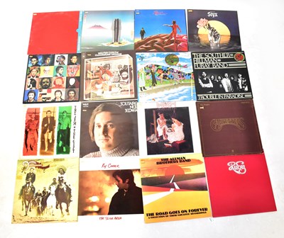 Lot 590 - A quantity of vinyl LPs to include Dire...