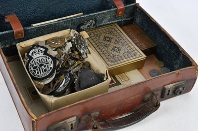 Lot 2460 - A collection of assorted military cap badges,...