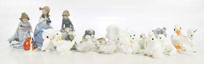 Lot 1575 - NAO; eight assorted models and figures...