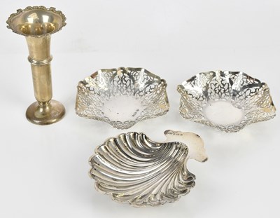 Lot 1235 - ELKINGTON & CO; an Edward VII hallmarked...
