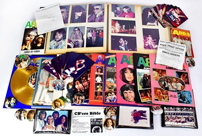 Lot 404 - ABBA; a quantity of books, ephemera and...