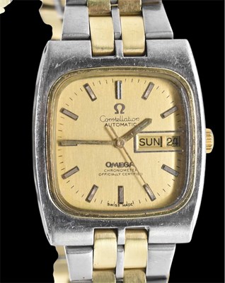 Lot 420 - OMEGA; a 1970s gentleman's Constellation...