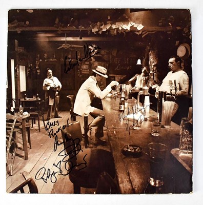 Lot 612 - LED ZEPPELIN; a signed copy of 'In Through the...
