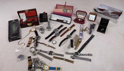 Lot 617 - A large collection of various wristwatches,...