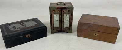 Lot 45 - An early 20th century brass mounted Chinese...
