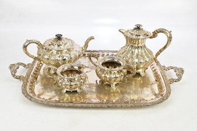 Lot 1001 - A good quality silver plate on copper five...
