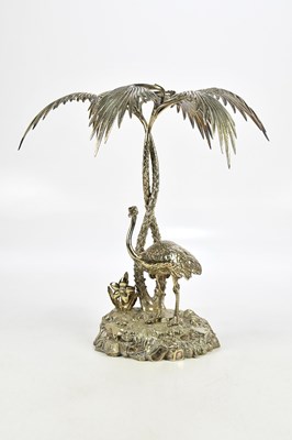Lot 1000 - A Victorian silver plated centrepiece...