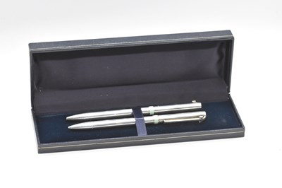 Lot 506 - TIFFANY & CO; a cased pair of ballpoint pen...