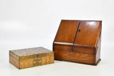 Lot 2329 - A Victorian stationery cabinet, the pair of...