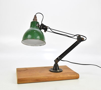 Lot 2423 - A British made Anglepoise type desk light,...