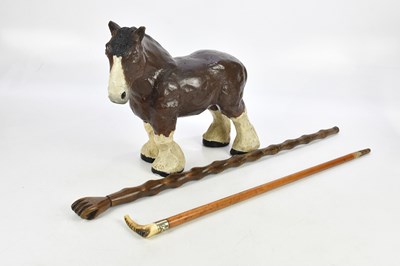 Lot 2346 - A vintage papier-mâché shop display model of a...
