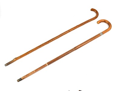 Lot 379 - A Victorian sword stick with single-edged 26"...