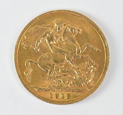 Lot 924 - A George V full sovereign, 1913.