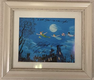 Lot 332 - PETER PAN; a print signed by Blayne Weaver,...