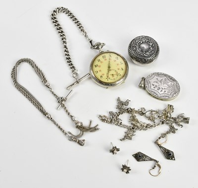 Lot 429 - A Continental crown wind open faced pocket...