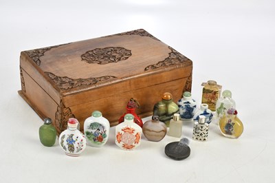 Lot 1847 - A small collection of Chinese snuff bottles...