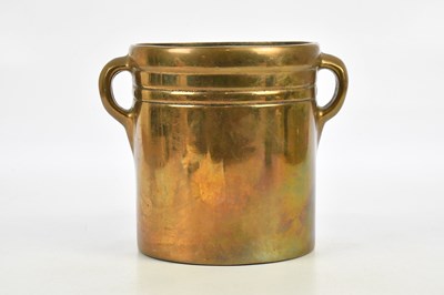 Lot 2393 - ESA FEDRIGOLLI; a bronze champagne cooler,...