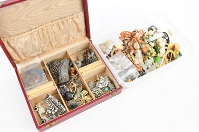 Lot 456 - A collection of costume jewellery including...