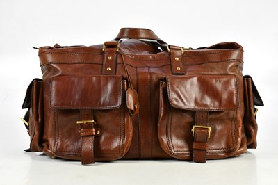 Lot 652 - THE BRIDGE; a large full grain tan brown...