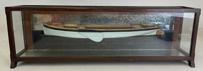 Lot 166 - A boat model of Giralda, an Ocean Gold Cup...