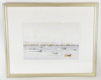 Lot 256 - UNATTRIBUTED; a modern watercolour, shipping...