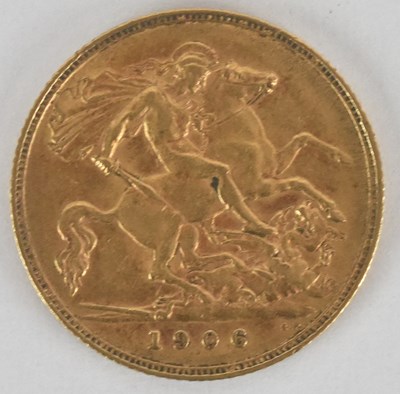 Lot 1692 - An Edward VII half sovereign, 1906.