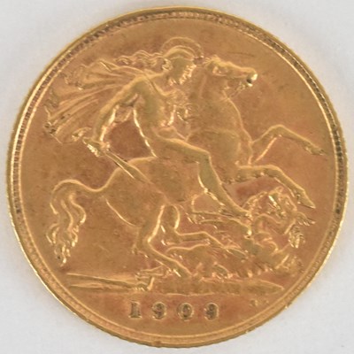 Lot 1693 - An Edward VII half sovereign, 1909.