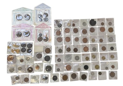 Lot 1459 - A collection of assorted all world coinage,...
