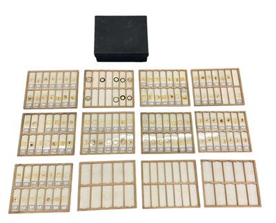 Lot 332 - A late 19th/early 20th century cased set of...