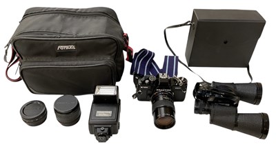 Lot 435 - PRAKTICA; a B100 electronic camera, with...