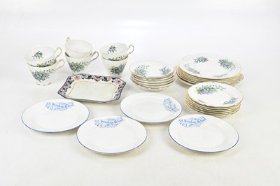 Lot 1674 - REGENCY; a part tea service comprising six...