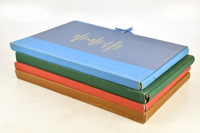 Lot 1791 - CHAUCER (GEOFFREY); four folios of The...